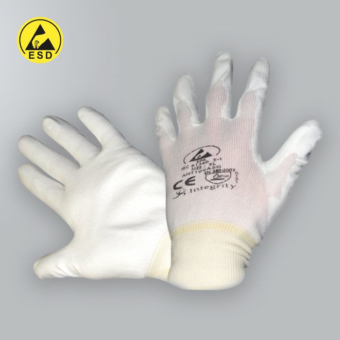 PU Palm Gloves - Nylon - 1 Pair ESD PU Palm Gloves - Nylon - 1 Pair ESD